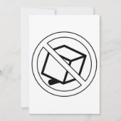 ボックスなし記号招待状 招待状 (正面)