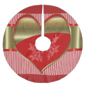 ボックスのハートツリースカート ブラッシュドポリエステルツリースカート (正面)