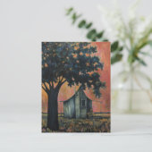 ボックスエルダーブルース、アコースティックギター ポストカード (スタンド正面)