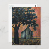 ボックスエルダーブルース、アコースティックギター ポストカード (正面/裏面)