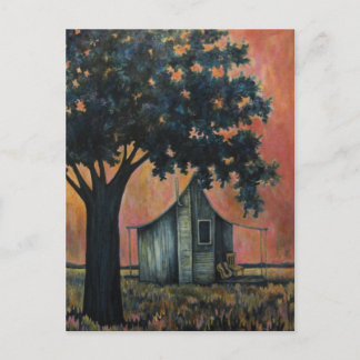 ボックスエルダーブルース、アコースティックギター ポストカード