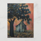 ボックスエルダーブルース、アコースティックギター ポストカード (正面)