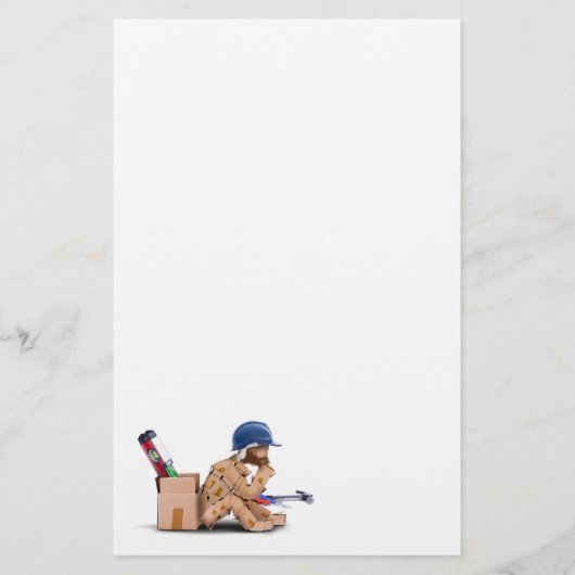 ボックスキャラクターのキャラクターサッ考えるト チラシ (正面)