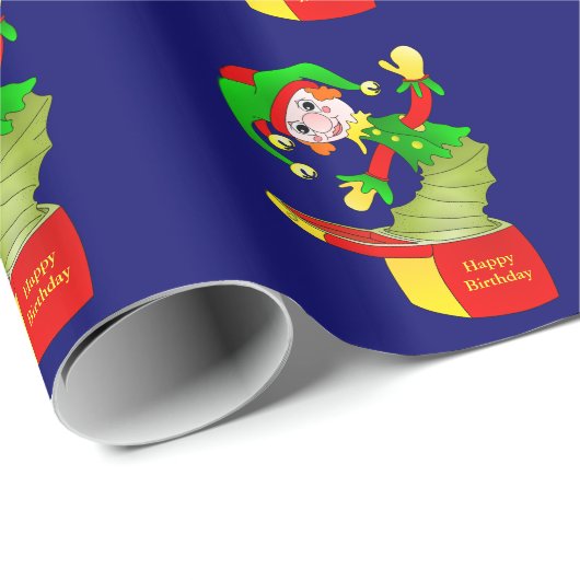 ボックスクッションに入った漫画ジャック ラッピングペーパー (ロールコーナー)