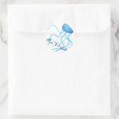 ボックスクラゲ：かわいい？ ラウンドシール (バッグ)