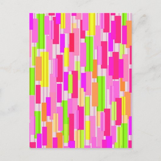 ボックスストライプ ポストカード (正面)