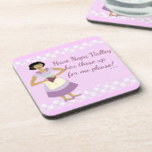 ボックスズザブーおもしろいキッチュ主婦アート コースター (左側)