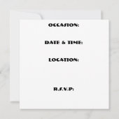 ボックスタートル 招待状 (裏面)