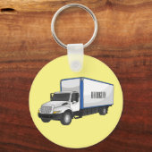 ボックストラック漫画イラストレーション キーホルダー (正面)