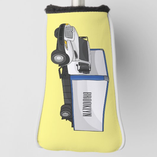 ボックストラック漫画イラストレーション ゴルフヘッドカバー (回転90)