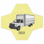 ボックストラック漫画イラストレーション サッカーボール (フラット)