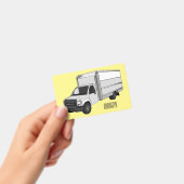 ボックストラック漫画イラストレーション バッジ (手持ち)