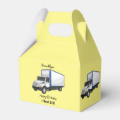 ボックストラック漫画イラストレーション フェイバーボックス (裏面サイド)