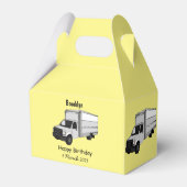 ボックストラック漫画イラストレーション フェイバーボックス (裏面サイド)