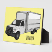 ボックストラック漫画イラストレーション フォトプラーク (側面)