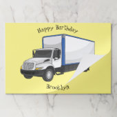 ボックストラック漫画イラストレーション ペーパーパッド (折り畳み)