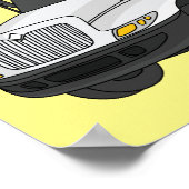 ボックストラック漫画イラストレーション ポスター (角)