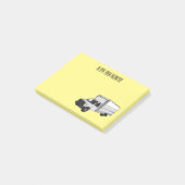 ボックストラック漫画イラストレーション ポストイット (アングル)