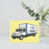 ボックストラック漫画イラストレーション ポストカード (スタンド正面)