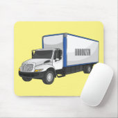 ボックストラック漫画イラストレーション マウスパッド (マウス)