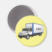 ボックストラック漫画イラストレーション マグネット (正面/裏面)