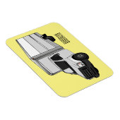 ボックストラック漫画イラストレーション マグネット (右側)