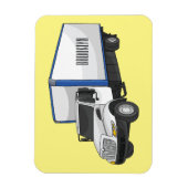 ボックストラック漫画イラストレーション マグネット (縦)