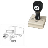 ボックストラック漫画イラストレーション ラバースタンプ (押印)