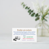 ボックストラック漫画イラストレーション 名刺 (スタンド正面)