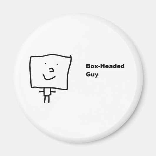 ボックスヘッド型のガイ磁石 マグネット (正面)