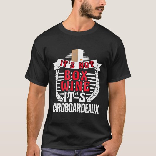 ボックスワインじゃない カルボネー飲み Tシャツ (正面)