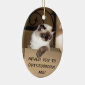 ボックス内のネコ セラミックオーナメント (右)