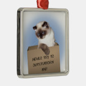 ボックス内のネコ メタルオーナメント (右)