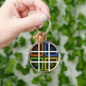 ボックス内の四角形 キーホルダー (手)