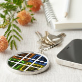 ボックス内の四角形 キーホルダー (側面)