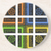 ボックス内の四角形 コースター (正面)