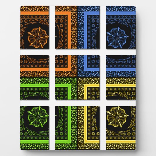 ボックス内の四角形 フォトプラーク (正面)