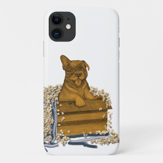 ボックス内の子犬 Case-Mate iPhoneケース (裏面)
