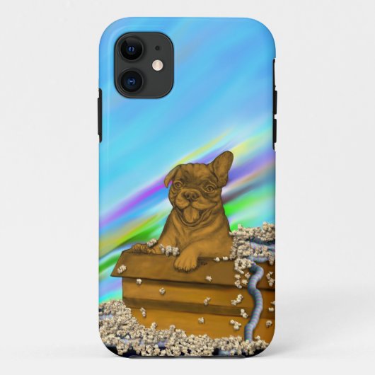 ボックス内の子犬 Case-Mate iPhoneケース (裏面)