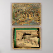 ボックス分割されたマップ、統一された州 ポスター (正面)