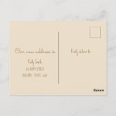 ボックス型および境界型ネコ |ホーム移動 ポストカード (裏面)