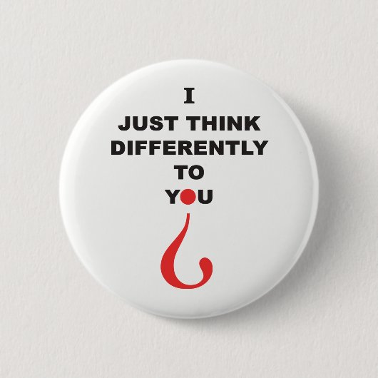 ボックス外のアスペルガー症候群認識度バッジ 缶バッジ (正面)