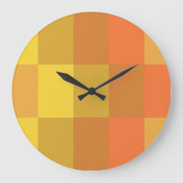 ボックス版オレンジ色 ラージ壁時計