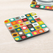ボックス版レトロなドット コースター (左側)