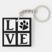 ボックス版L-paw-VE (カスタム色) キーホルダー (裏面)