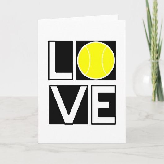 ボックス版LOVEテニスカード サンキューカード (正面)