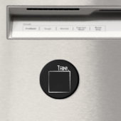 ボックス考えリテラルタイポグラフィ外 マグネット (インサイチュ (食洗機))