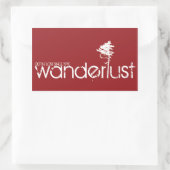 ボックス赤ステッカー 長方形シール (バッグ)