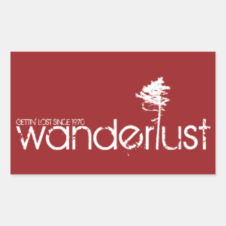 ボックス赤ステッカー 長方形シール