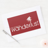 ボックス赤ステッカー 長方形シール (封筒)